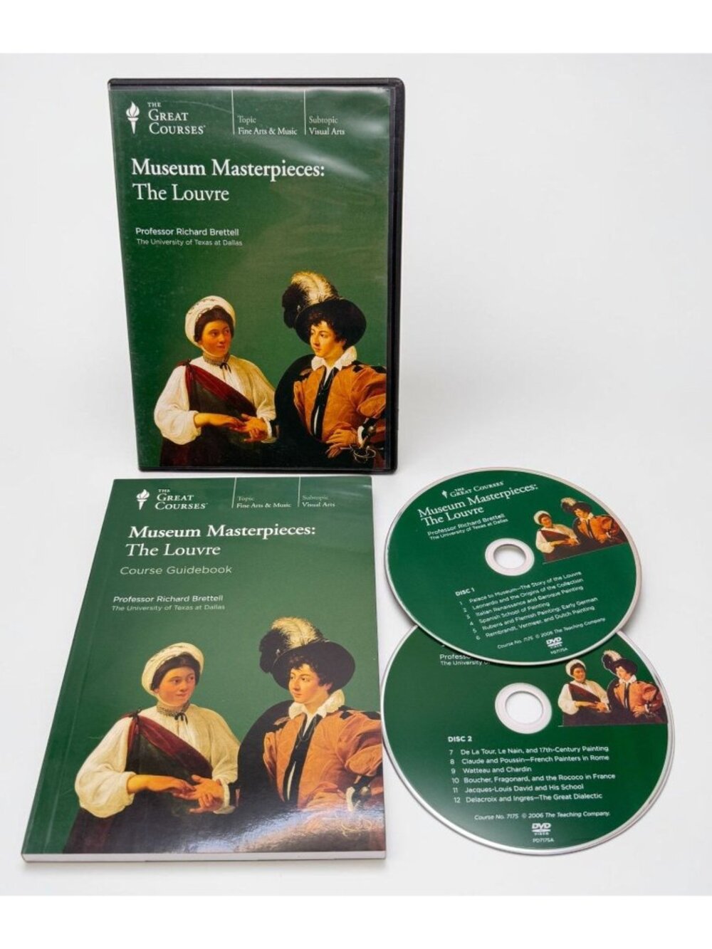 Museum Masterpieces The Louvre DVD Set Great Courses with Guidebook 2006 2 Disc